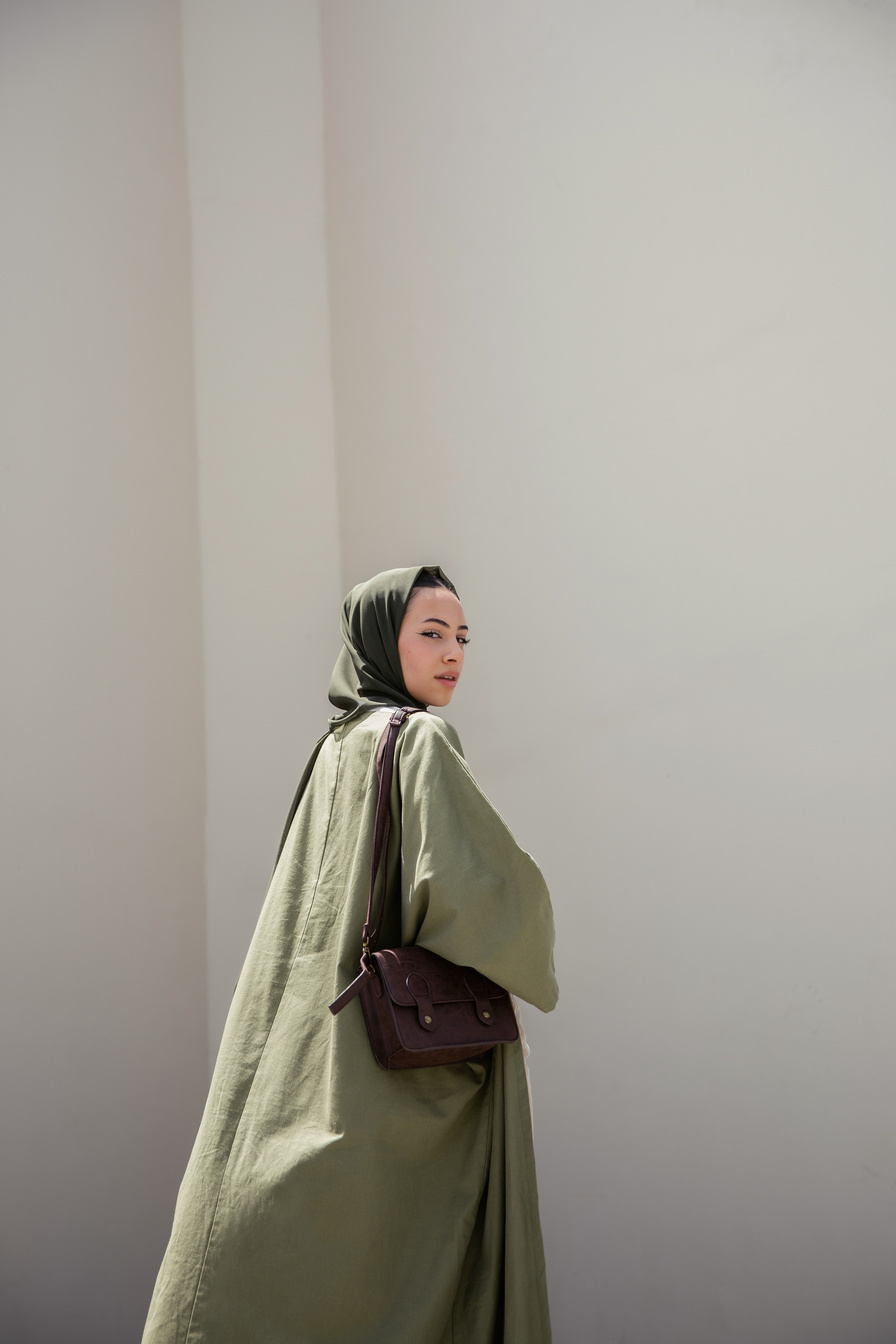 Woman in Hijab and Abaya